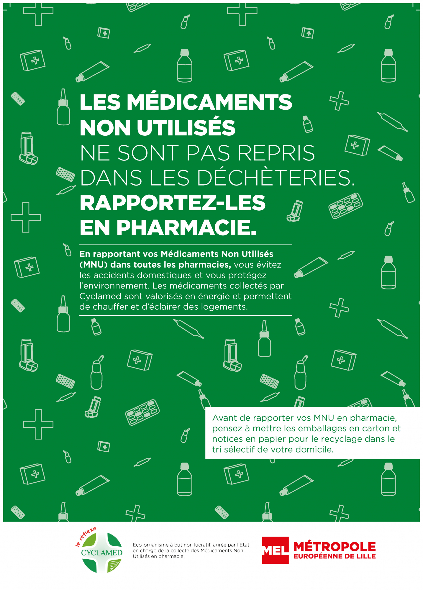 les médicaments non utilisés