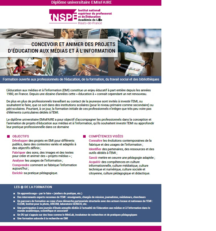 Diplôme Universitaire EMIsFAIRE