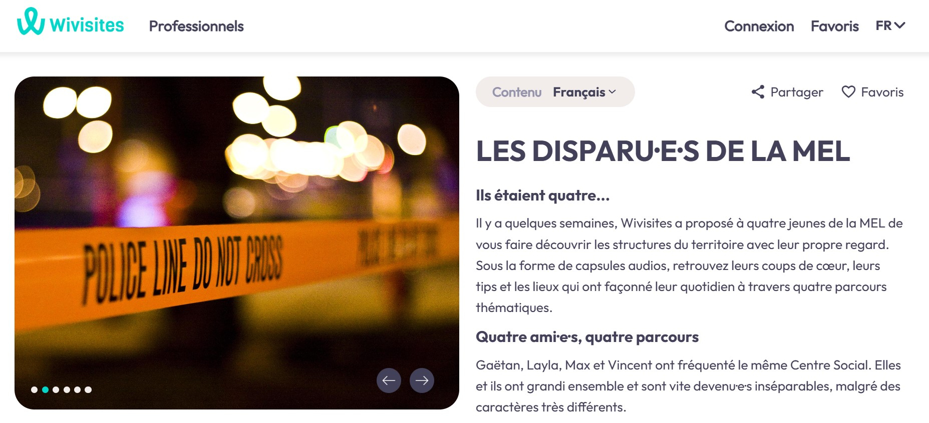 Jeu immersif Jeunesse