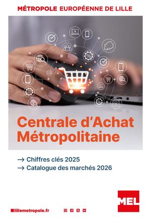 Centrale d'achat métropolitaine - Chiffres clés 2025 et catalogue des marchés 2026