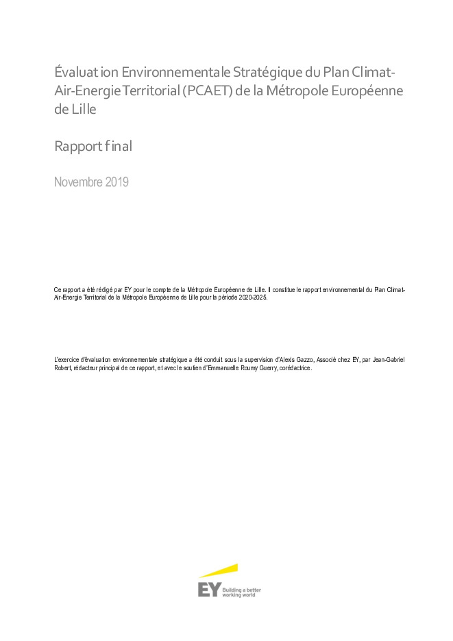 Évaluation environnementale PCAET