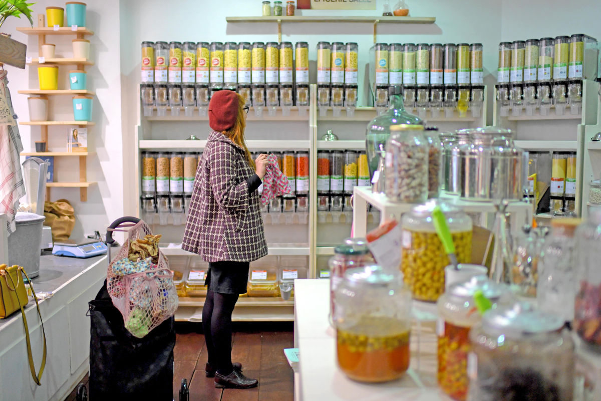 Achat dans un magasin