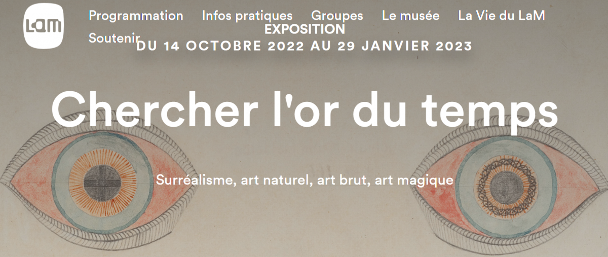 Expo LaM chercher l'or du temps