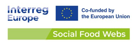 logo projet SocialFoodWebs - Interreg Europe - Co-funded by the European Union
