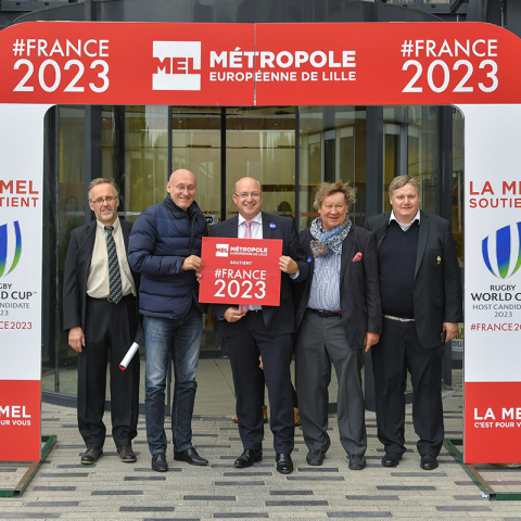 La Métropole Européenne de Lille accueillera la Coupe du Monde de Rugby 2023