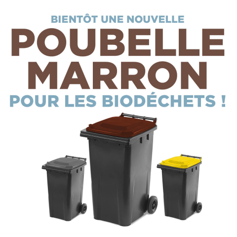 Collecte des biodéchets à domicile : une nouvelle poubelle marron pour trier mieux dans 47 communes
