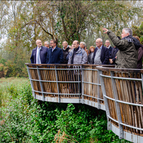 Avec l’inauguration de la zone humide de La Gîte à Santes, la Métropole réaffirme son engagement en faveur de la biodiversité  