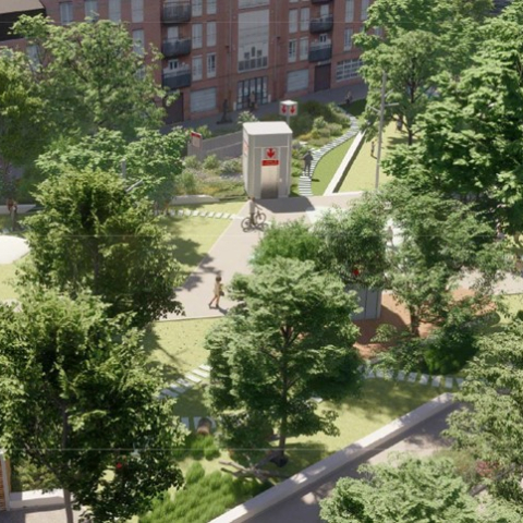 Transformation de la place Madeleine-Caulier à Lille