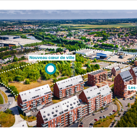 Nouveau cœur de ville à Marquette-Lez-Lille : un projet métropolitain de 450 logements au service des habitants et du territoire