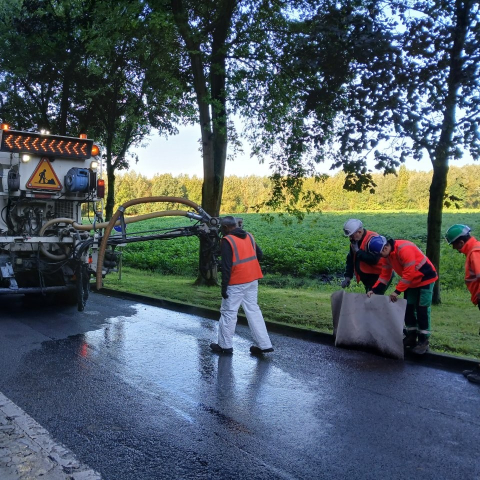 Une nouvelle méthode pour réparer les routes