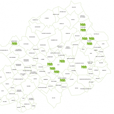 La Métropole Européenne de Lille lauréate d’un appel à projets qui redonnera vie à 12 friches de 6 communes du territoire 