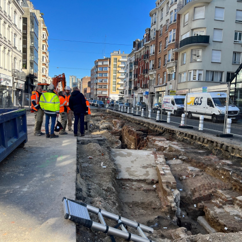 Les opérations archéologiques menées rue du Molinel