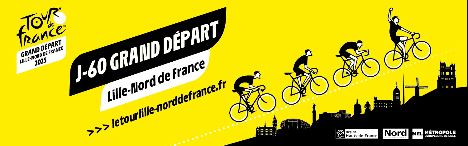 Tour de France 2025 : découvrez le site officiel du Grand Départ Lille-Nord de France