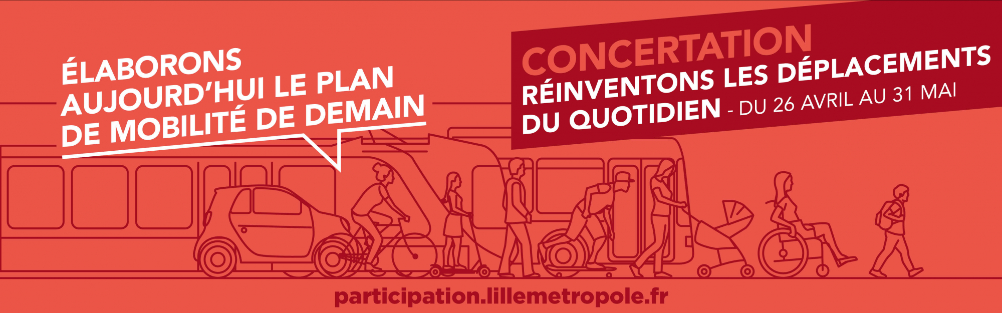 Enquête publique : la MEL invite ses habitants à participer à l’élaboration du Plan de Mobilité