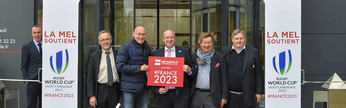 Coupe du monde de Rugby 2023 : ce ne sont pas 4 mais 5 matchs que la MEL accueillera au stade Pierre Mauroy dont 1 de l’équipe de France