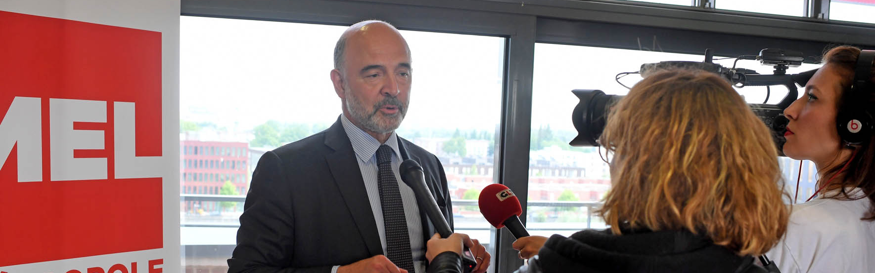 Pierre Moscovici en visite à EuraTechnologies
