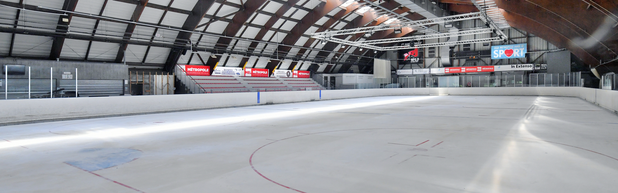 Travaux d’été à la patinoire de Wasquehal