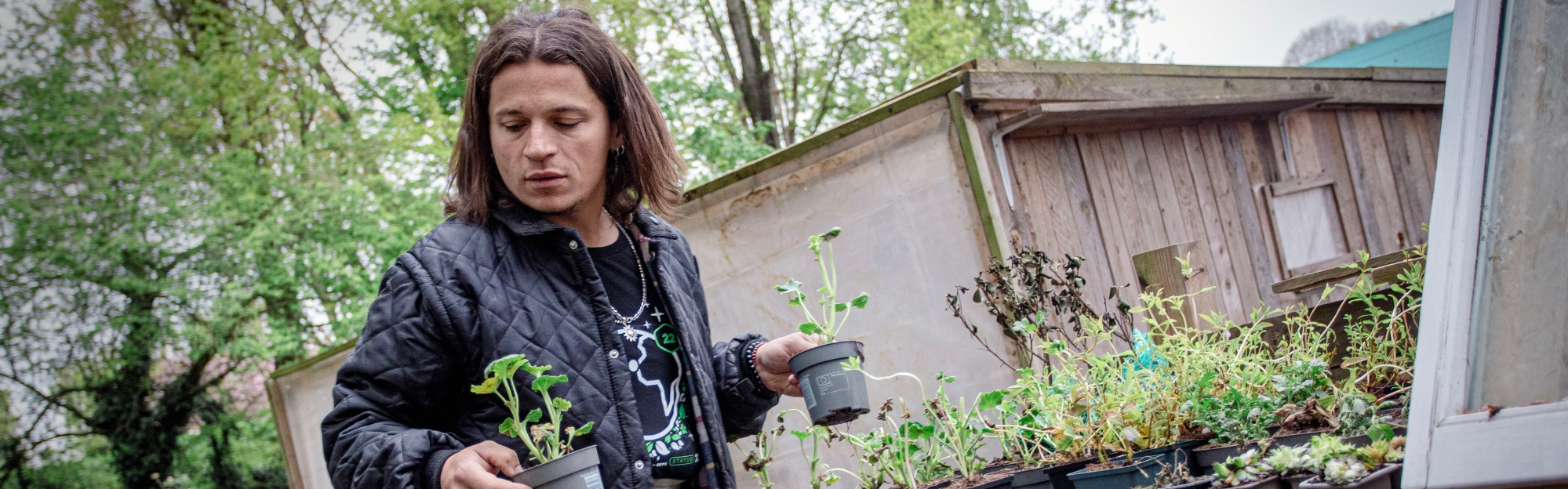 Découverte des jardins solidaires des Oliveaux à Loos