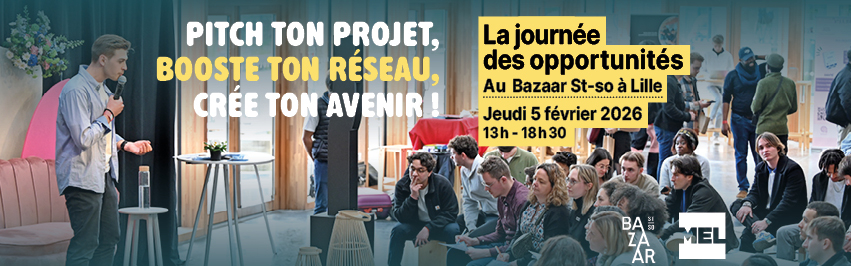 Journée des Opportunités #5 : la MEL soutient les jeunes entrepreneurs