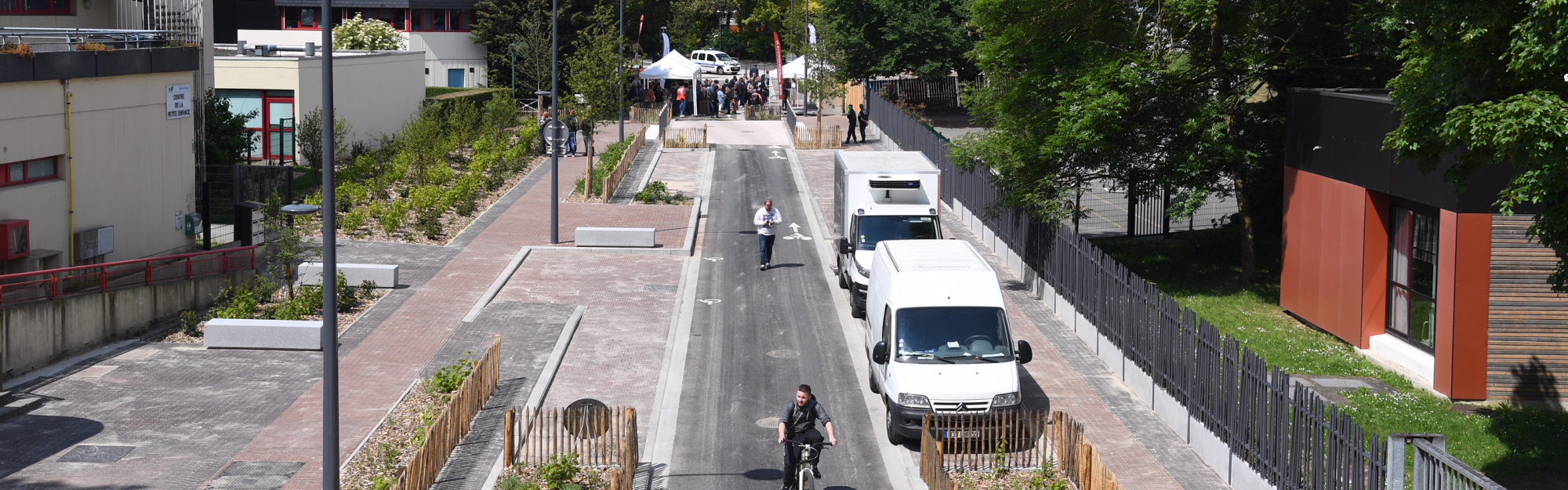 Aménagement Grand Angle : la Métropole Européenne de Lille et Villeneuve d’Ascq inaugurent la rue Simone Veil