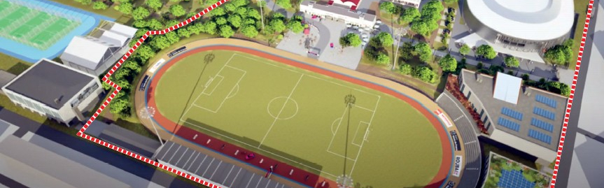 Site Roubaix - Parc des sports : la MEL engage un projet d’aménagement durable et attractif autour du vélo