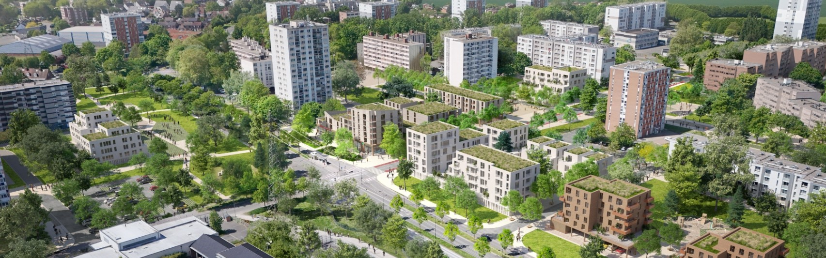 Le quartier du Blanc-Riez à Wattignies poursuit sa mue avec l’arrivée de futurs aménagements et de commerces