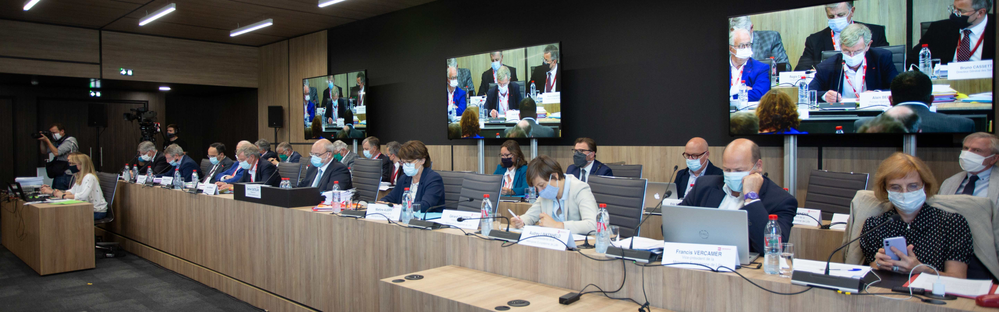 Séances du conseil métropolitain de l'année 2020 en différé