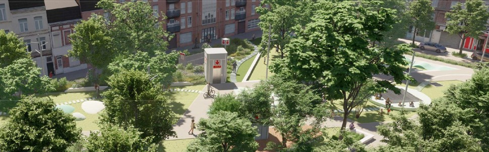 Transformation de la place Madeleine-Caulier à Lille