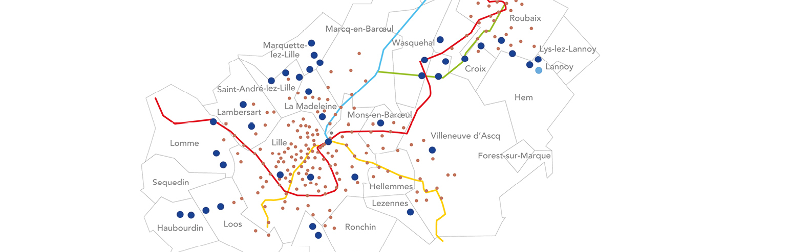 La Métropole Européenne de Lille enrichi le réseau V’Lille avec l’implantation de 38 nouvelles stations