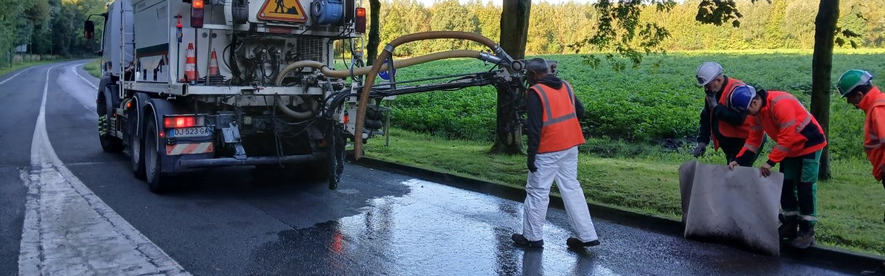 Une nouvelle méthode pour réparer les routes