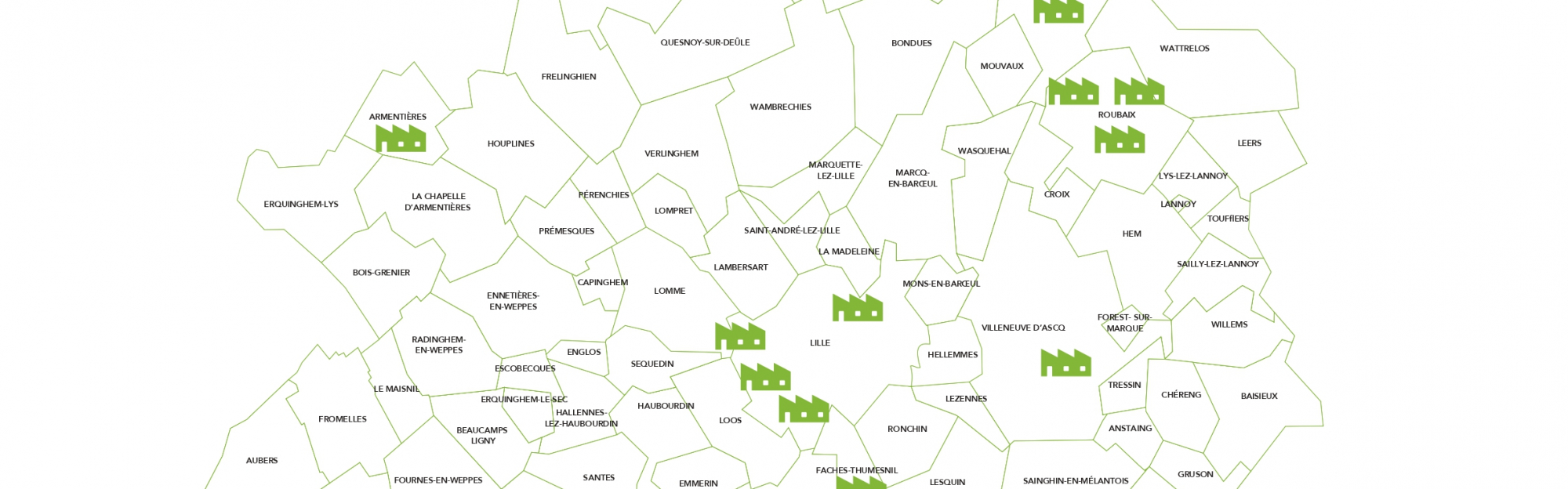 La Métropole Européenne de Lille lauréate d’un appel à projets qui redonnera vie à 12 friches de 6 communes du territoire