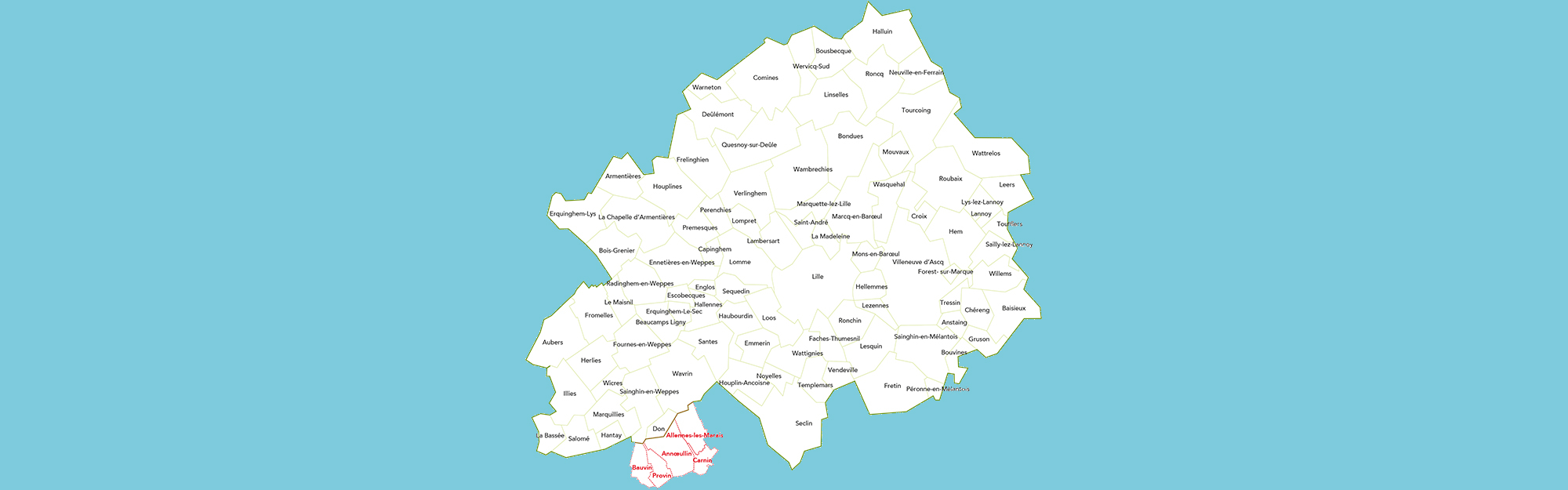 La MEL s'agrandit : 95 communes en 2020 !