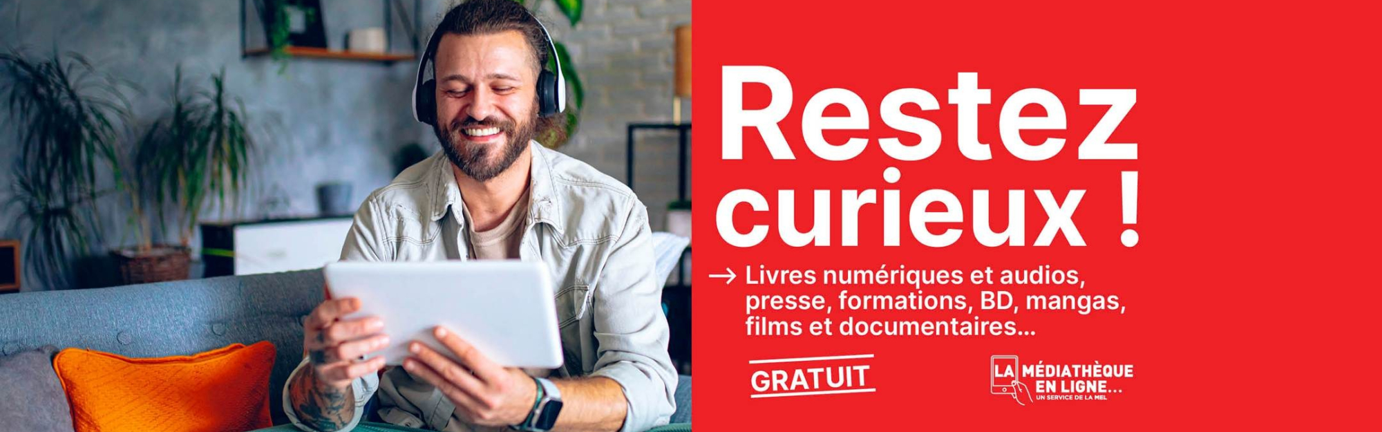 Tout savoir sur La Médiathèque en ligne