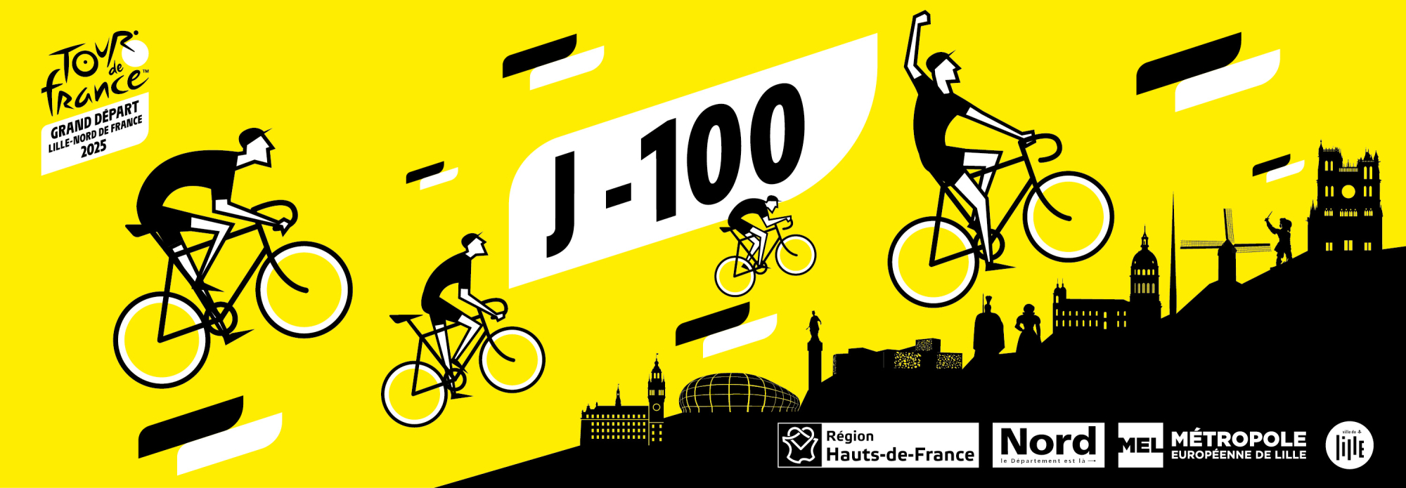 J-101 avant le Grand Départ du Tour de France 2025 dans la métropole !