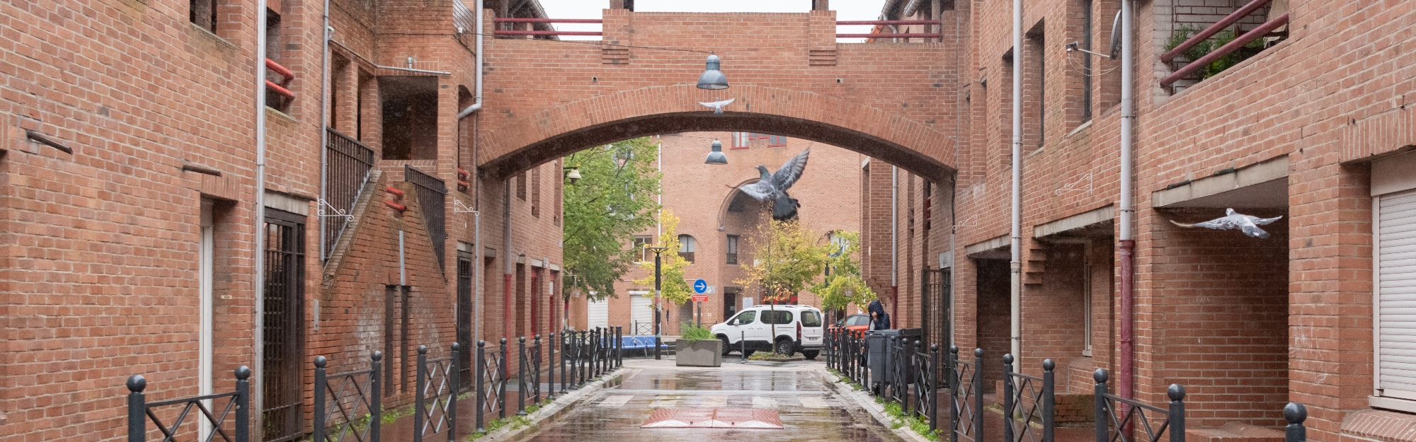 Quartier de l'Alma (Roubaix). Crédit photo : Anaïs Gadeau (Ville de Roubaix)