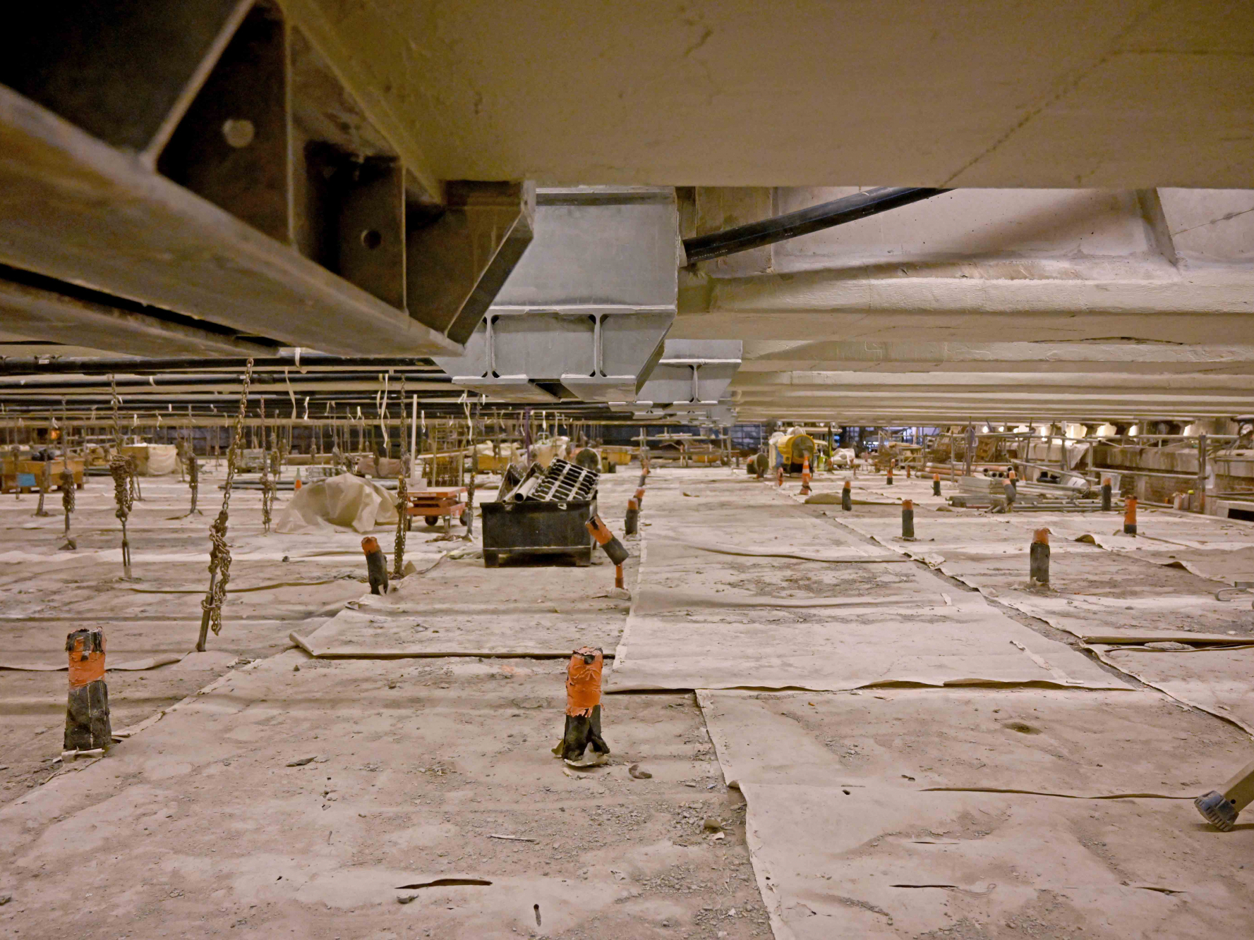 Mise en tension du chantier Pont Château Rouge