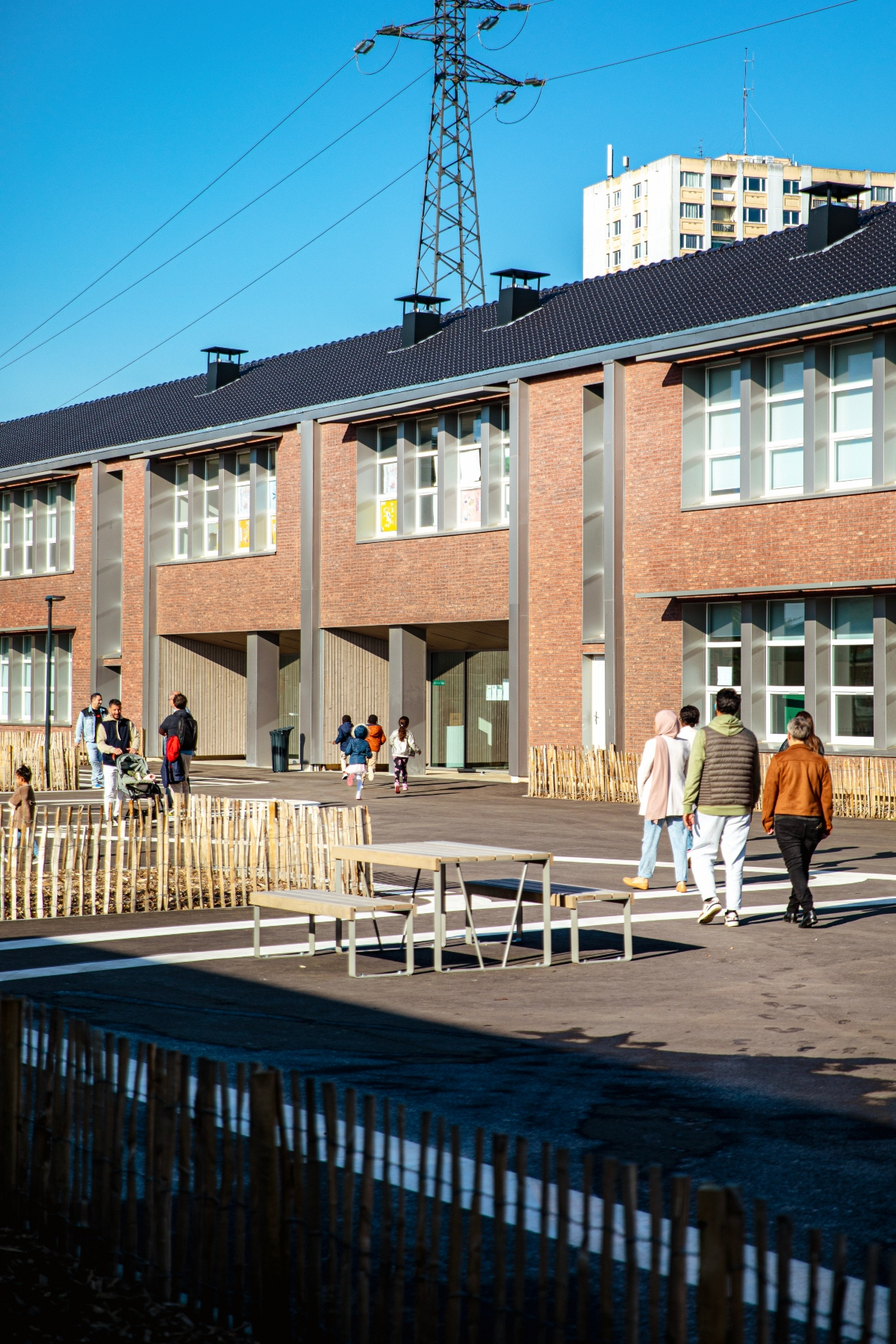 Inauguration de l'école Joséphine Baker à Wattignies (Blanc Riez)