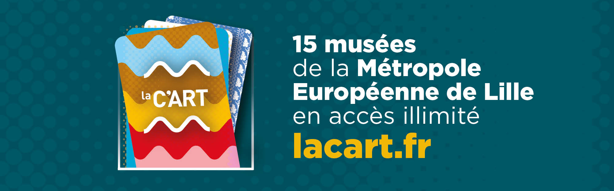 15 musées de la Métropole Européenne de Lille en accès illimité avec La C'ART